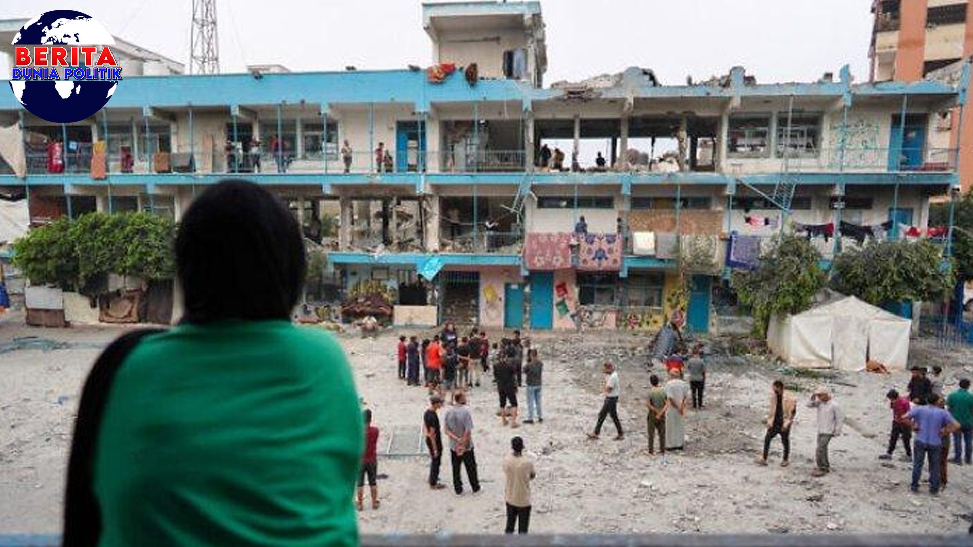 Pasukan militer Israel kembali menyerang sekolah di Gaza