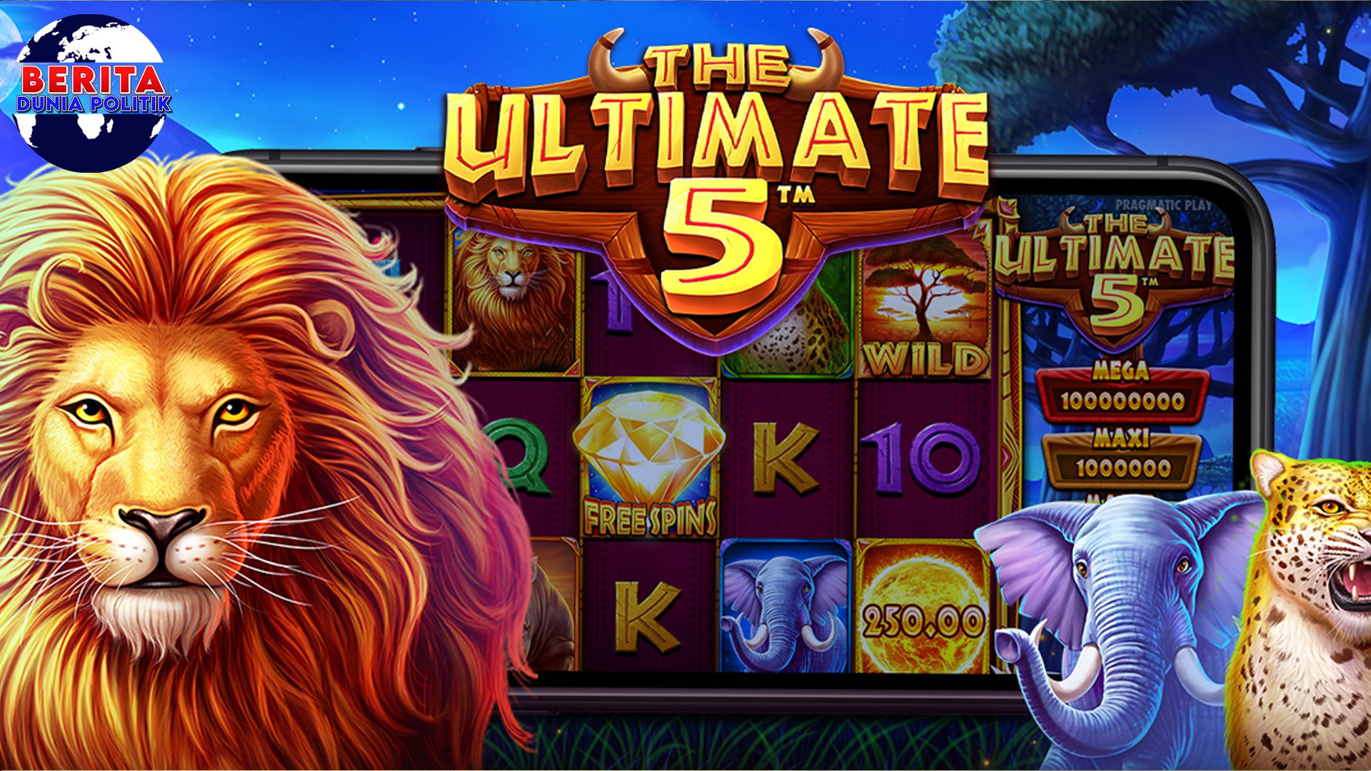 The Ultimate 5 di jamin Mega Jackpot Bersama Kami