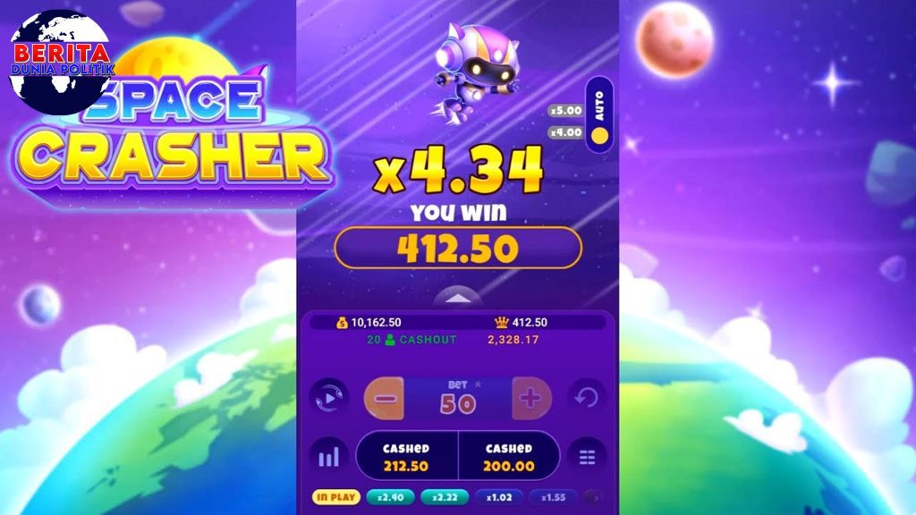 Mainkan Slot e-wallet Space Crasher Lebih Mudah Jackpot