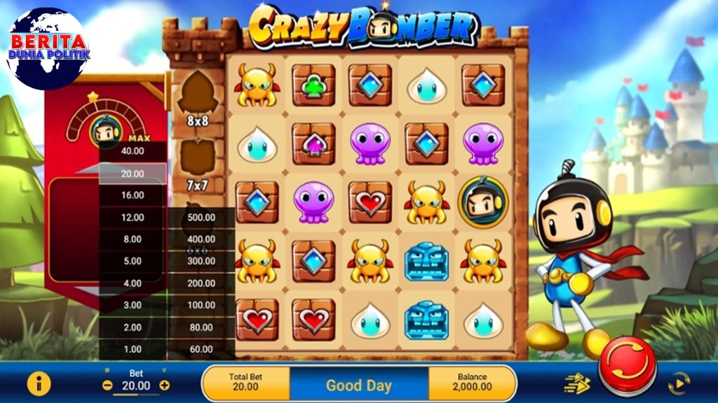 Slot Server Thailand Permainan Crazy Bomber Mudah Jackpot