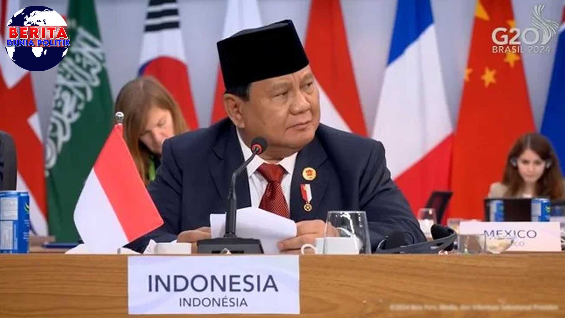 Mengapa Prabowo mendesak gencatan senjata di KTT G20?