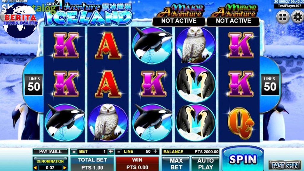 Game Slot Gacor Adventure Iceland Bertema Beruang Kutub