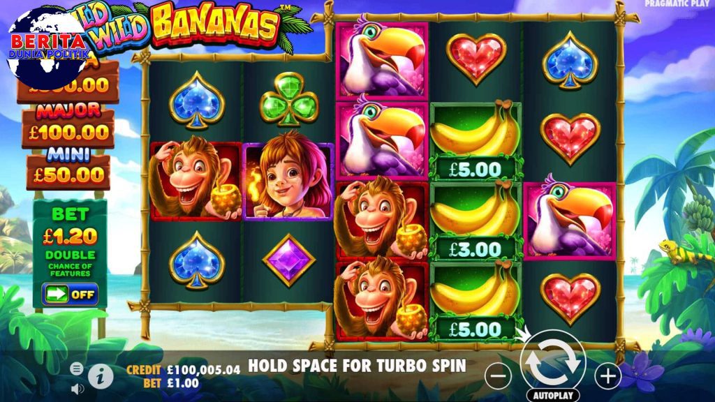 Wild Wild Bananas: Slot Kombinasi Unik Antara Tema dan Alam!