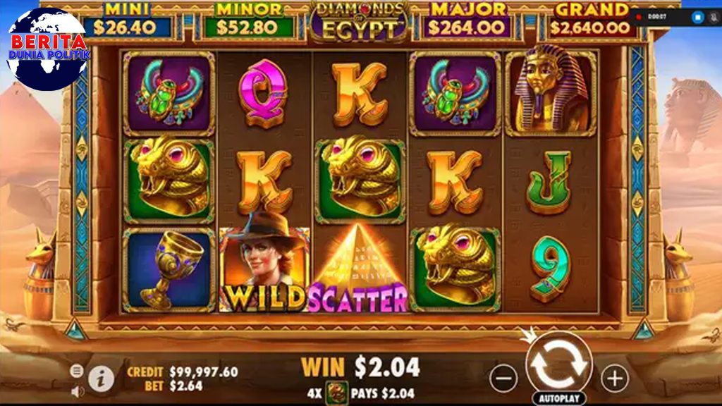 Jangan Lewatkan! Diamonds of Egypt, Slot yang Wajib Kamu Coba